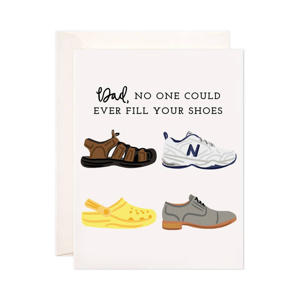 Dad's Shoes Card