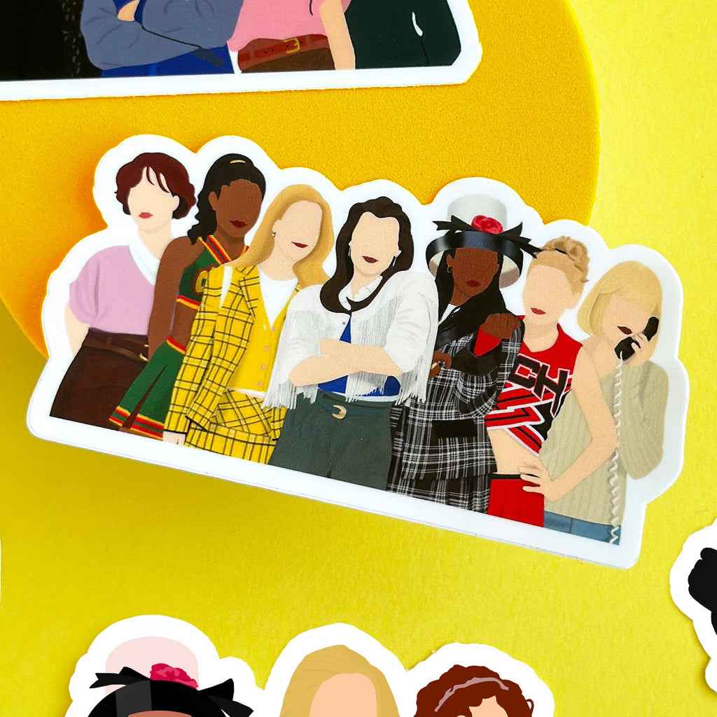 80's and 90's Movie Icons Sticker