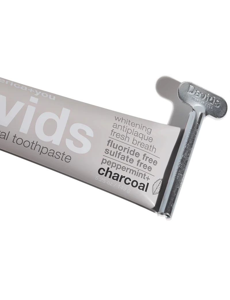David's Natural Toothpaste | Peppermint+Charcoal