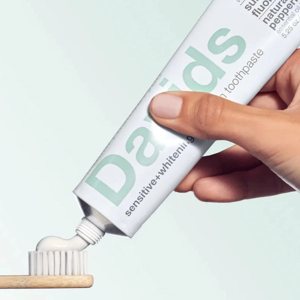 David's Natural Toothpaste Sensitive + Whitening Peppermint Hearth & Hammer