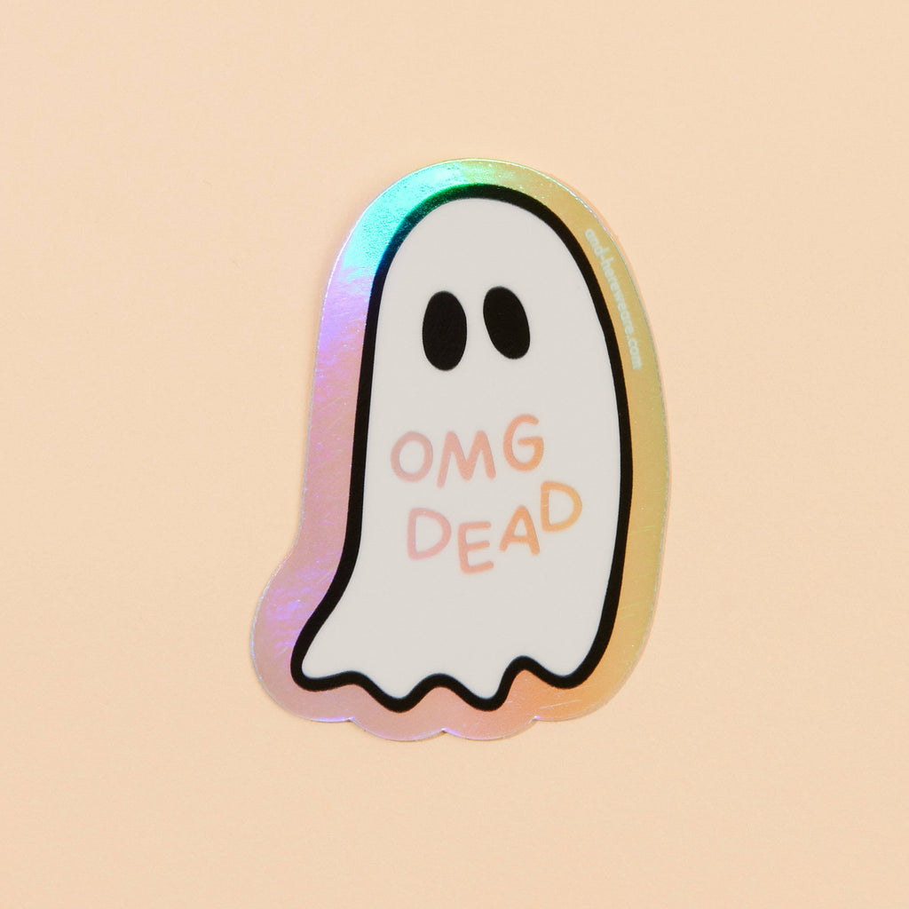 OMG Dead Holographic Sticker
