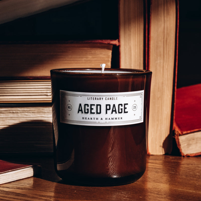 Aged Page Literary Soy Candle