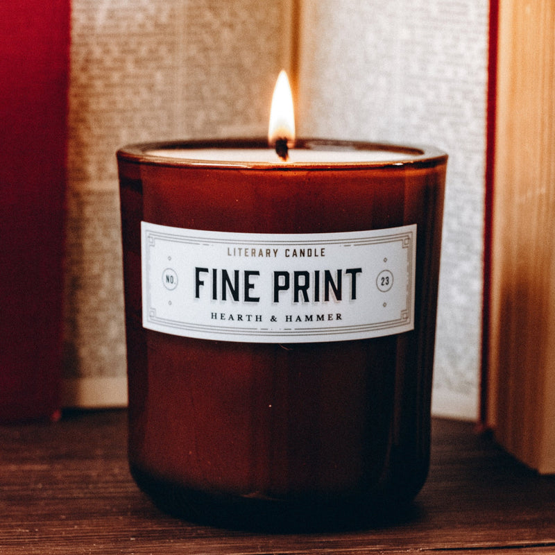 Fine Print Literary Soy Candle