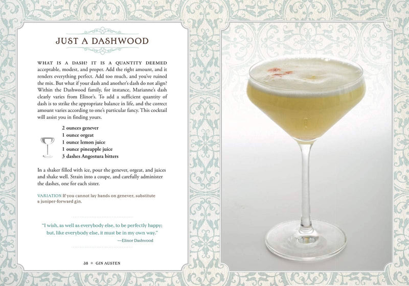 Gin Austen: 50 Cocktails Celebrating Jane Austin Novels