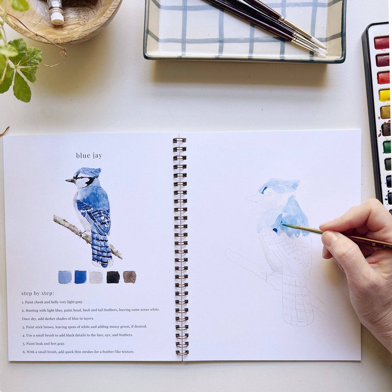 Birds Watercolor Workbook