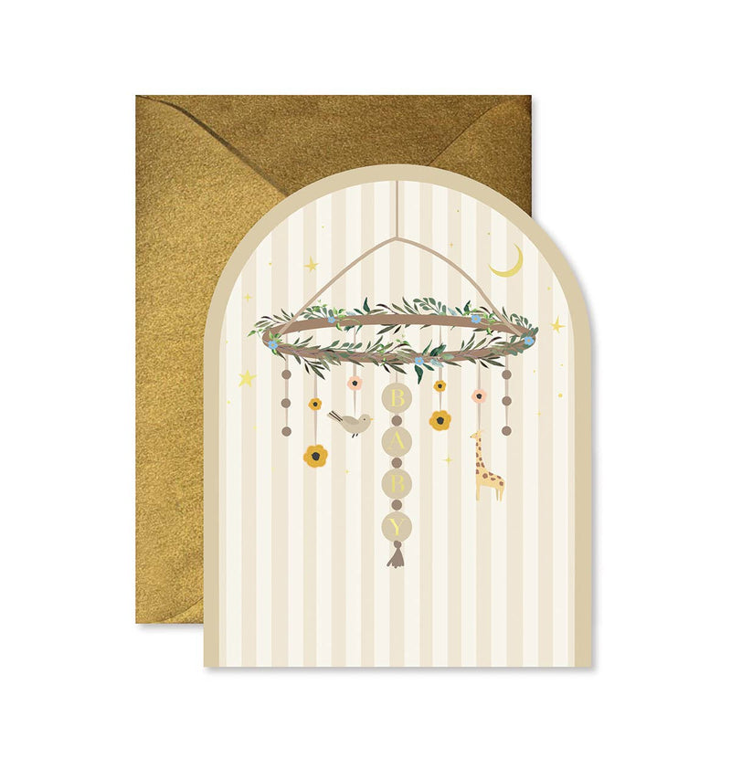 Baby Mobile Arch Card