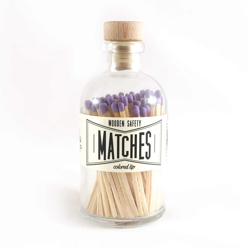 Lavender Vintage Apothecary Matches