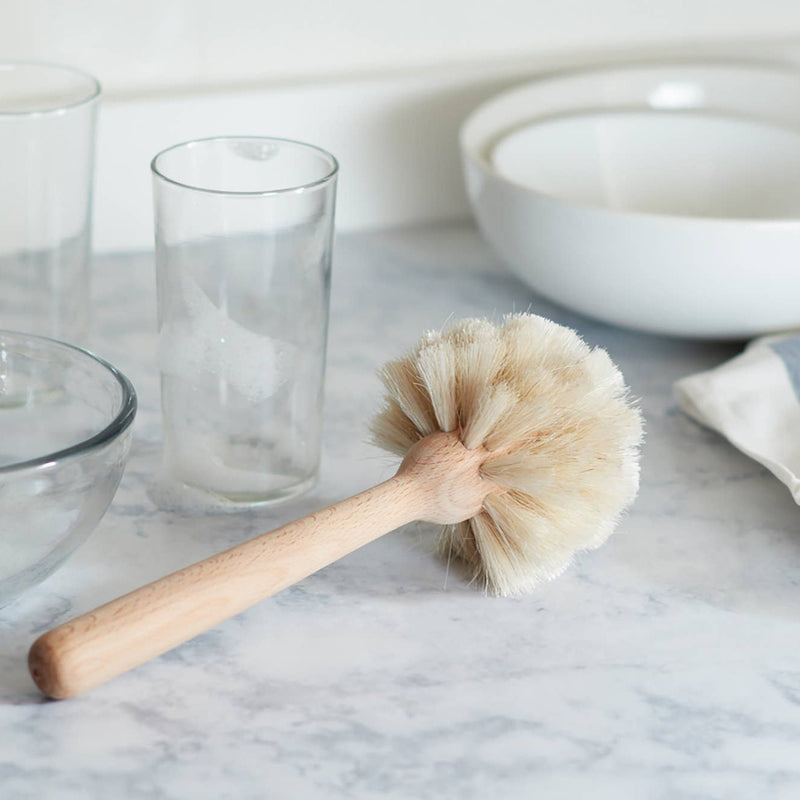 Natural Horse Hair Dish Brush