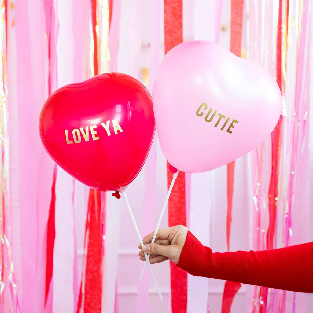 Valentine Heart Balloon Set