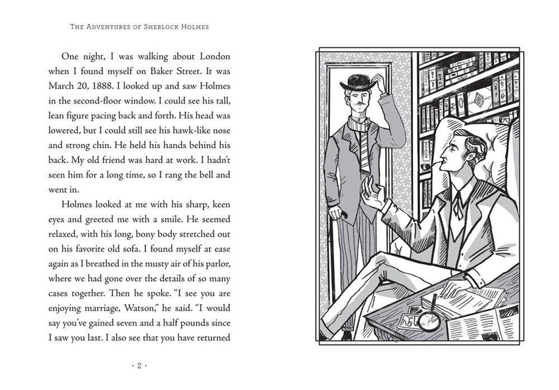 Classic Starts®️: The Adventures of Sherlock Holmes (Abridged Edition)