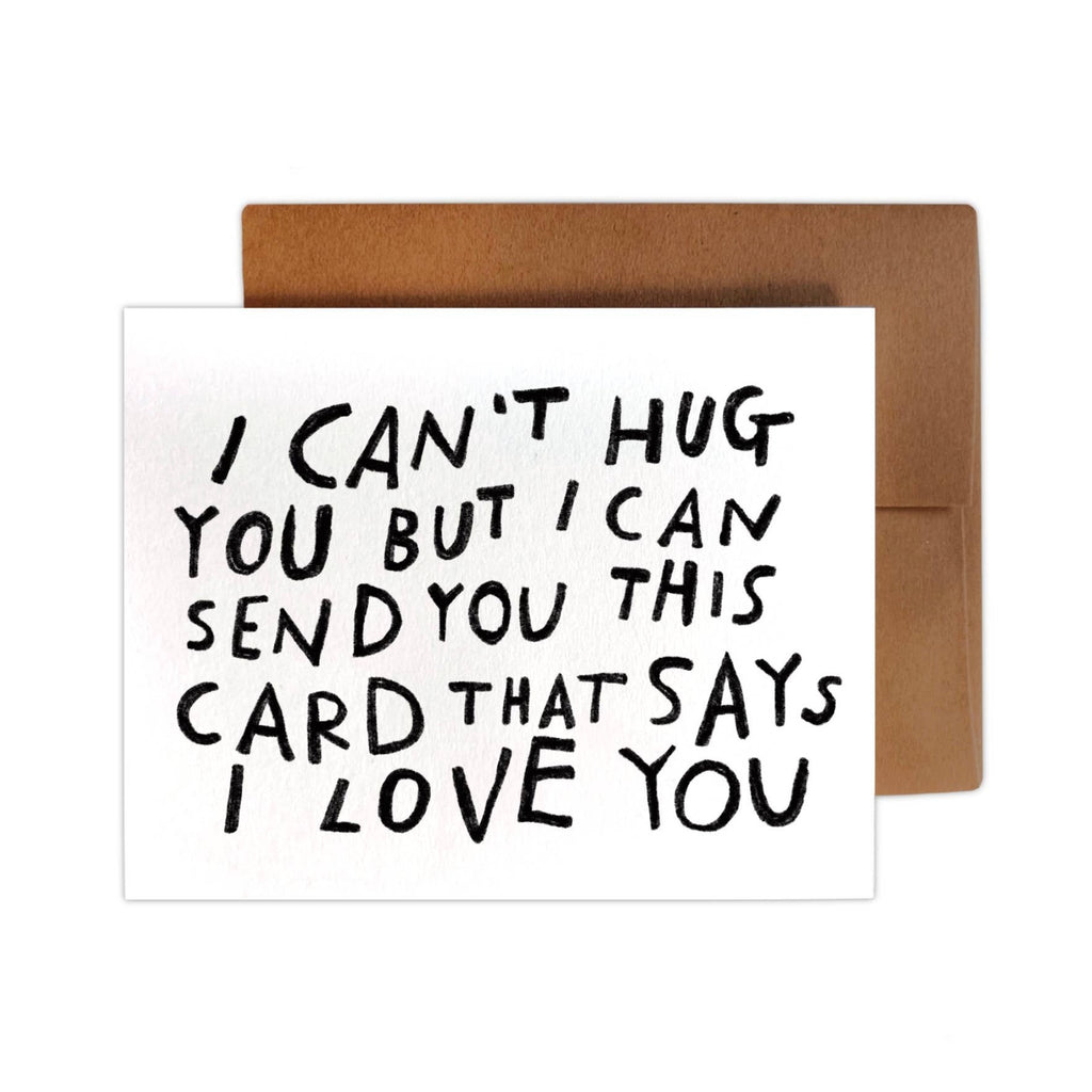 Can't Hug You Card