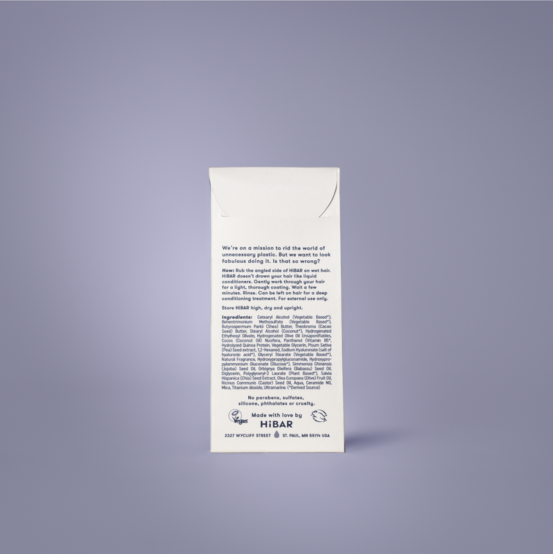 The back of the packaging featuring directions and ingredients.