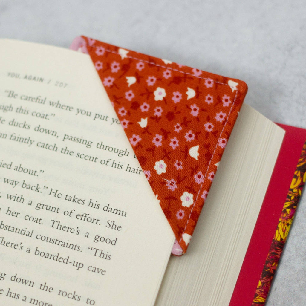 Red Calico Corner Bookmark