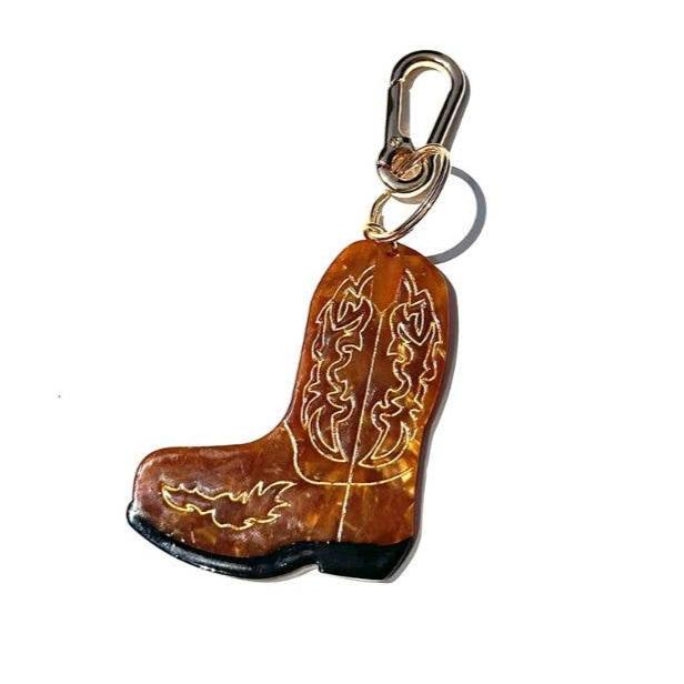 Cowboy Boot Keychain