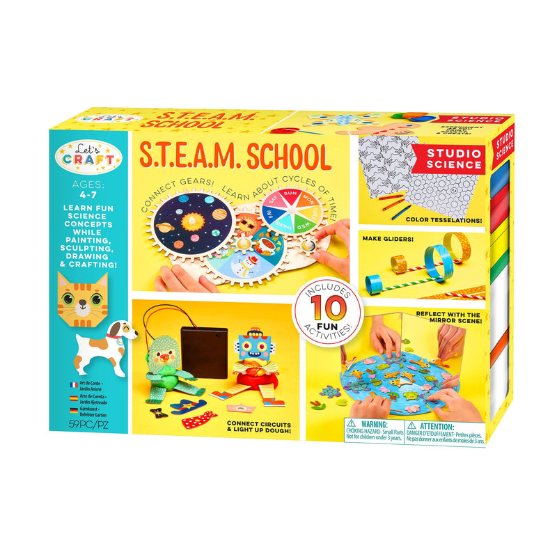 The box for the STEAM School Science Studio.