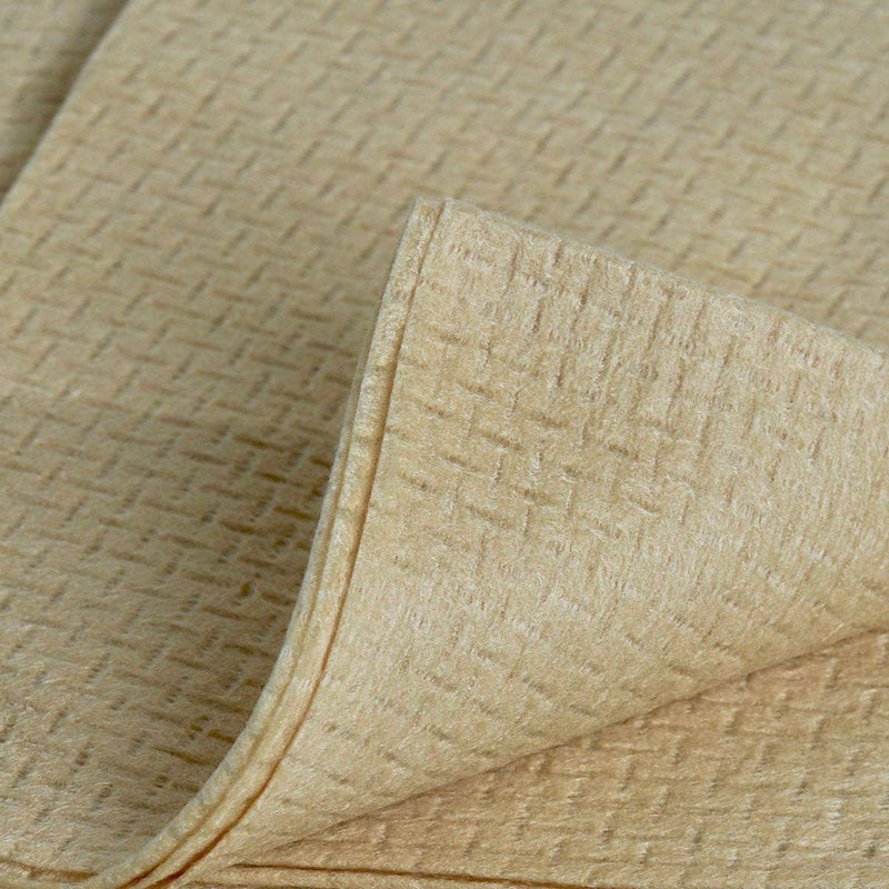 A close-up of the texture in the towels.