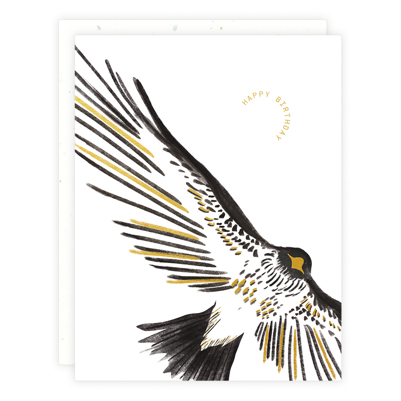 Hawk Birthday Card