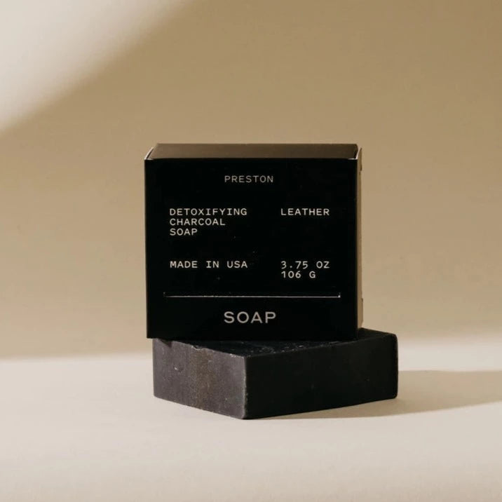 Detoxifying Charcoal Soap in Amber