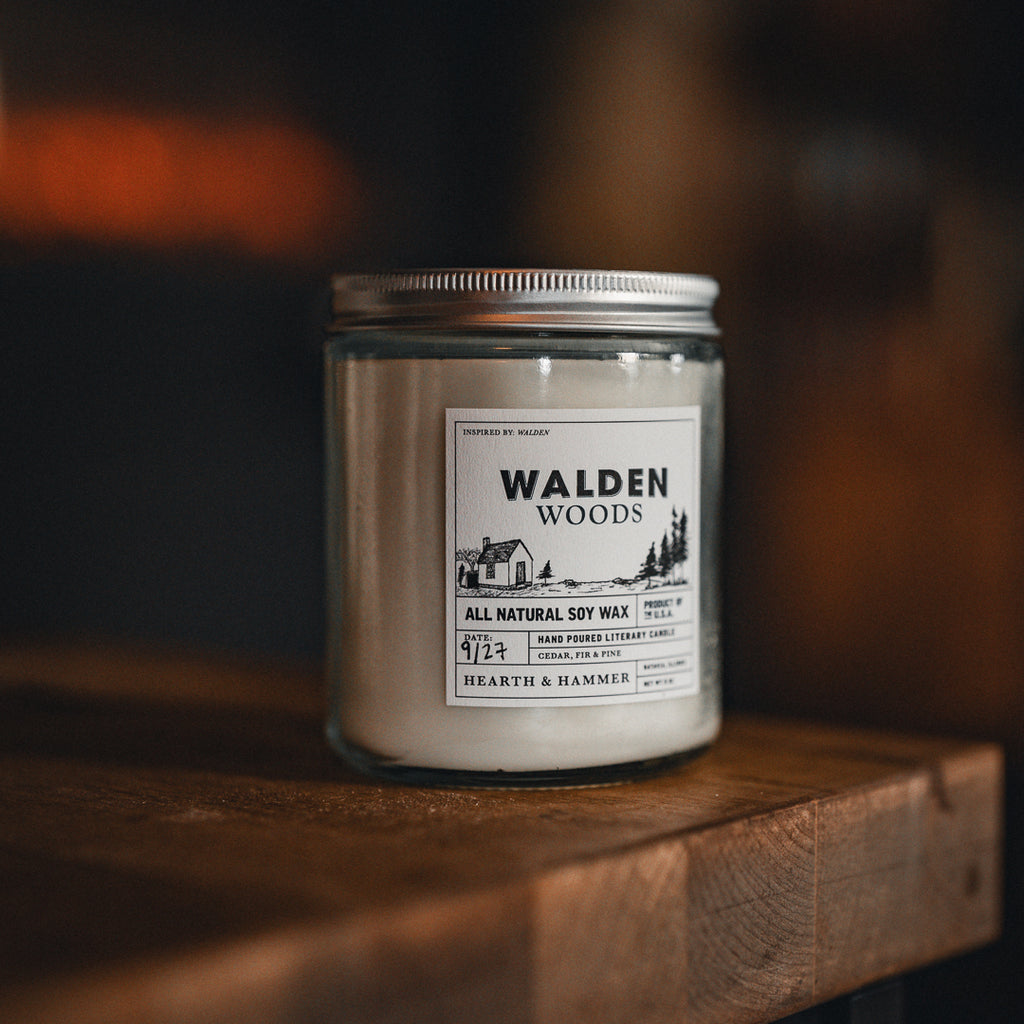 Walden Woods Literary Soy Candle