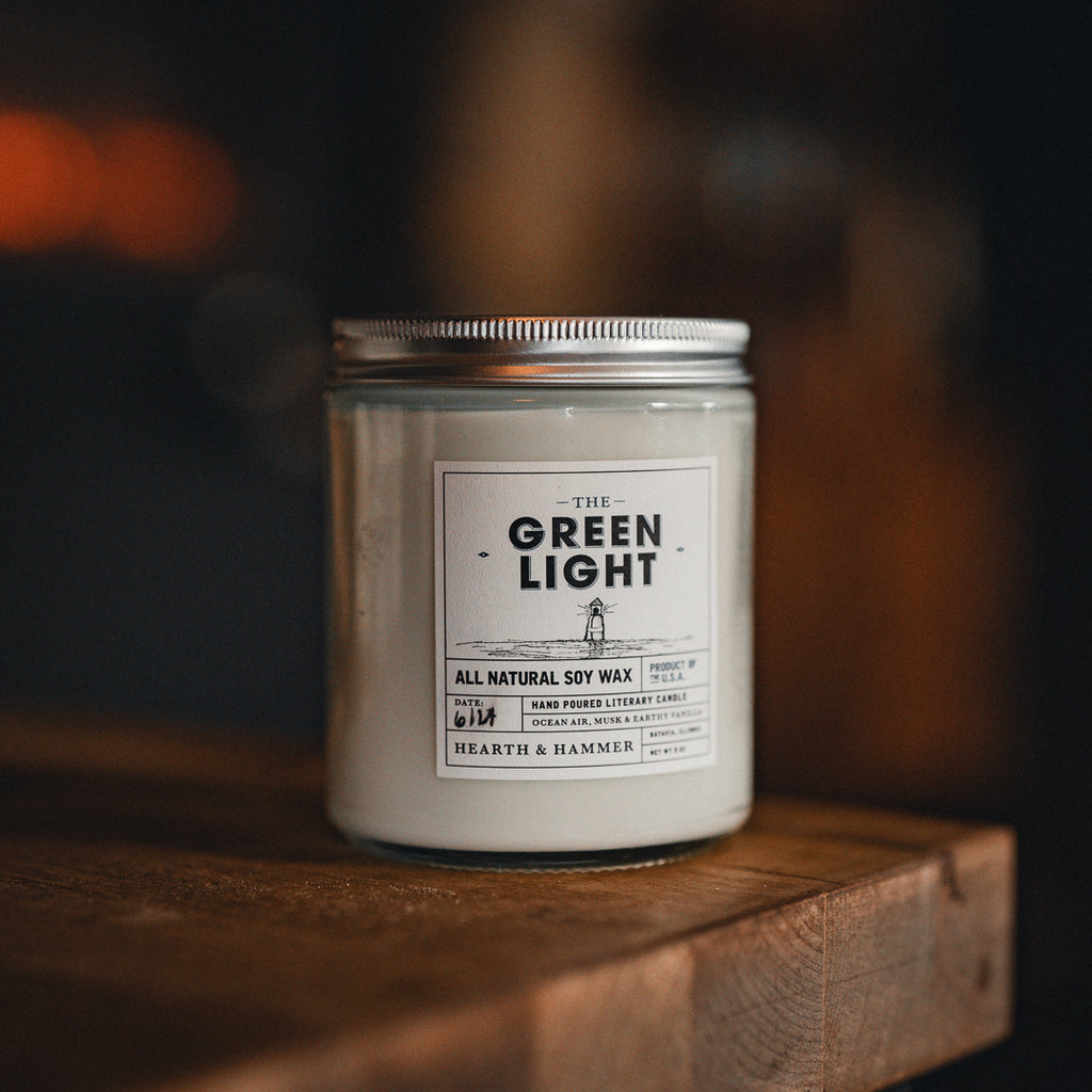 The Green Light Literary Soy Candle