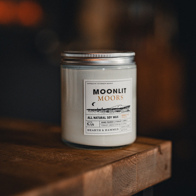 Moonlit Moors Literary Soy Candle