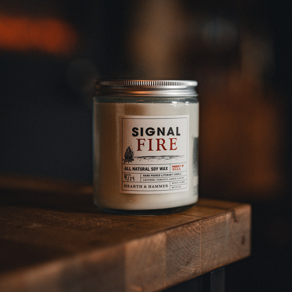 Signal Fire Literary Soy Candle