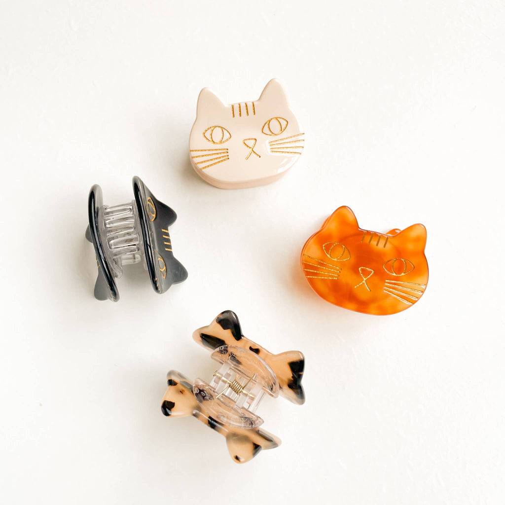 Ginger | Hand Painted Cat Claw Clip