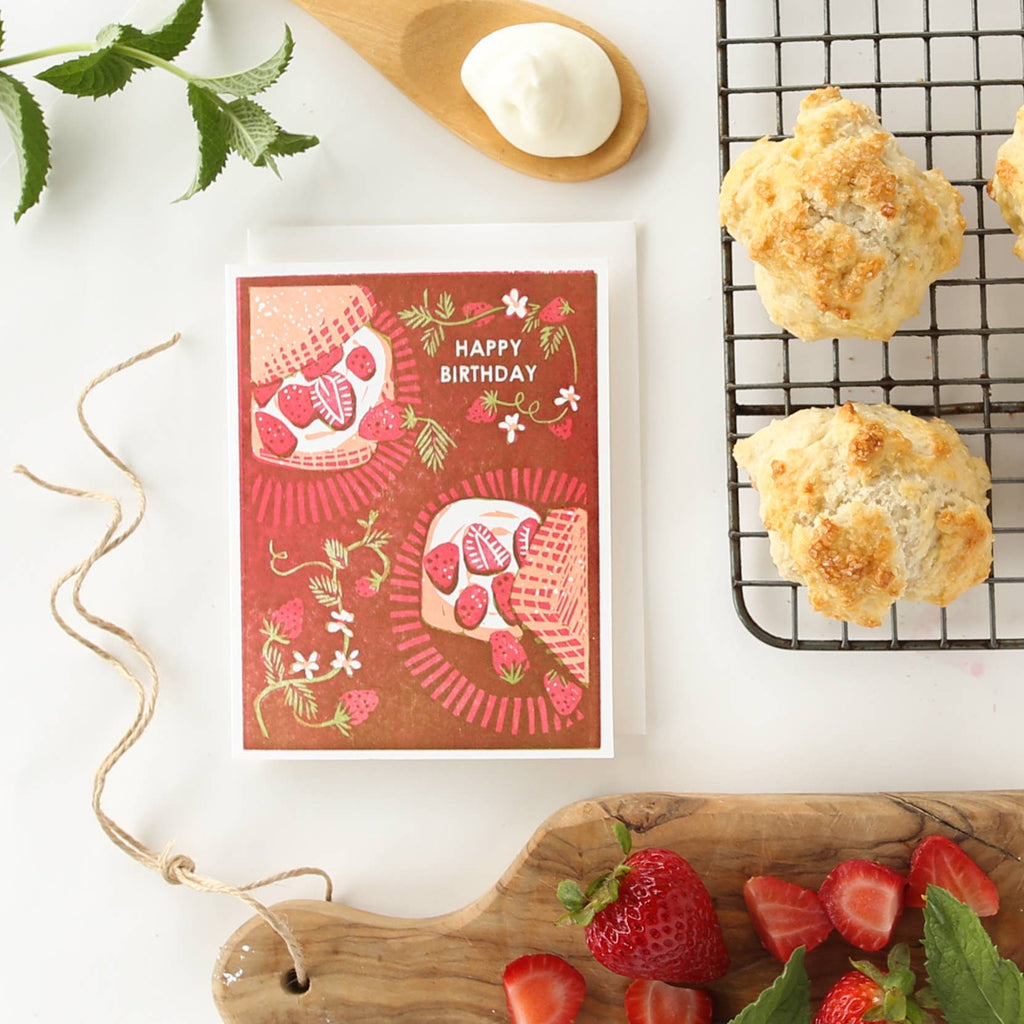 Strawberry Shortcake Birthday Card
