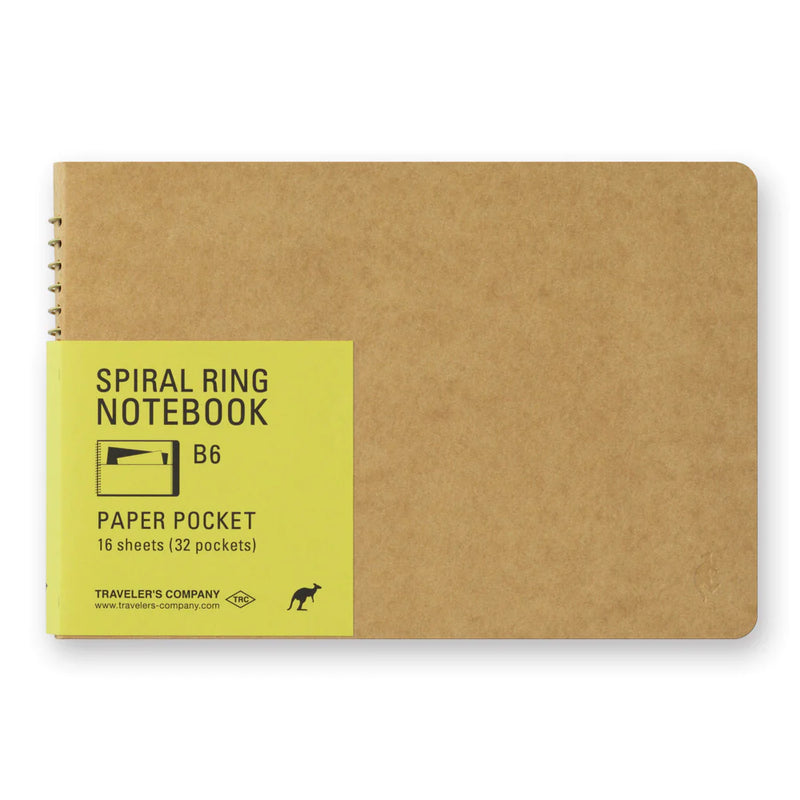 Spiral Ring Notebook in B6