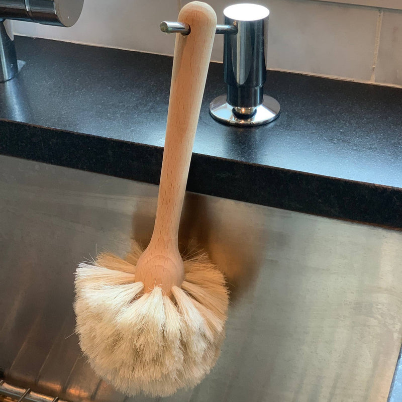 Natural Horse Hair Dish Brush