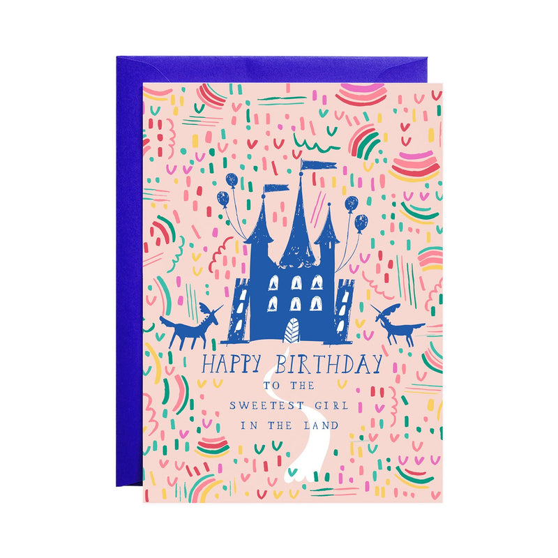 Which Way to the Castle Birthday Card