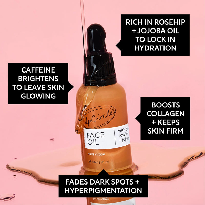 Anti-Aging Face Oil with Coffee + Rosehip