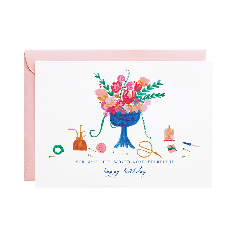The Florist Called Birthday Card