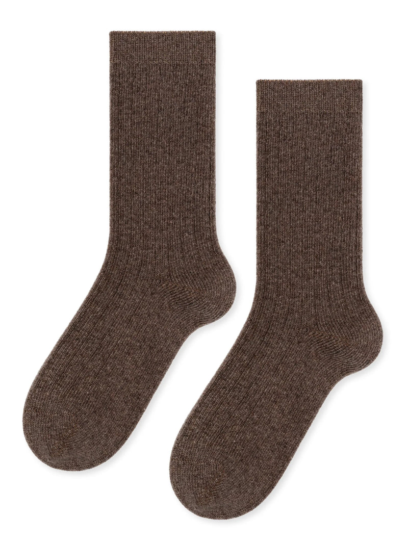 Italia Cashmere Socks in Llama