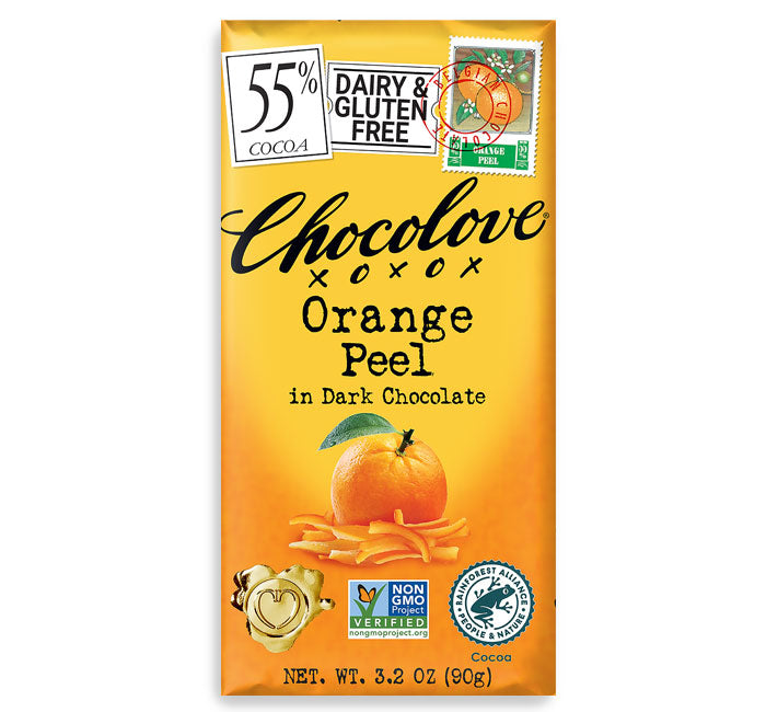 Chocolove Orange Peel in Dark Chocolate
