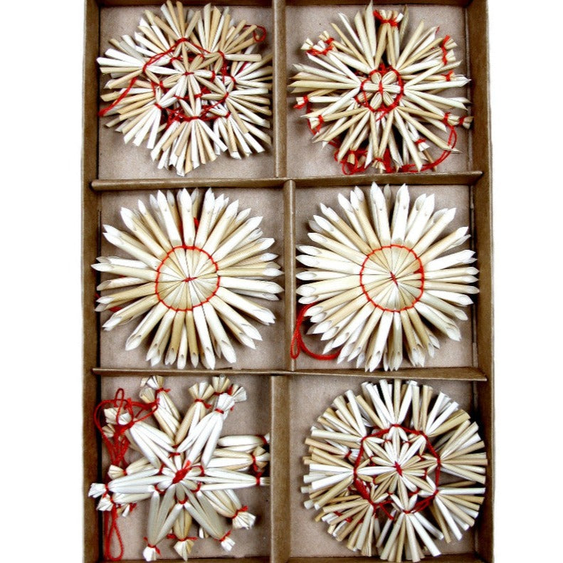 Swedish Straw Ornaments Box Set