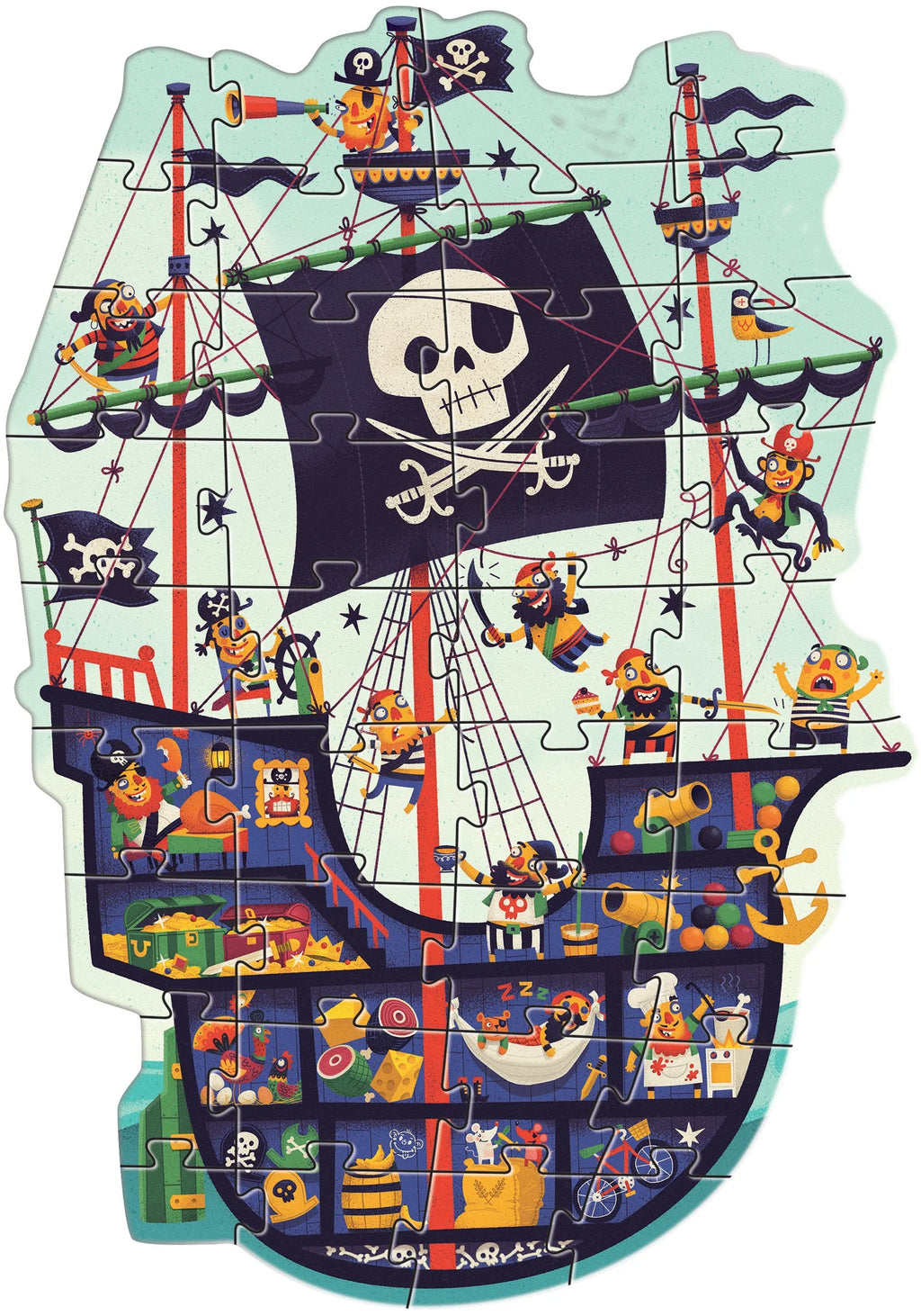 The Pirate Ship Giant Floor Jigsaw Puzzle
