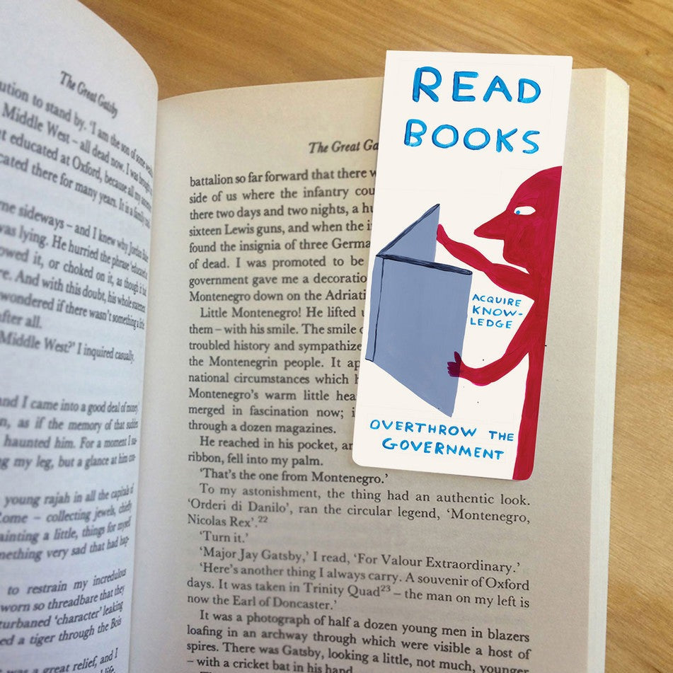 David Shrigley Read Books Magnetic Bookmark