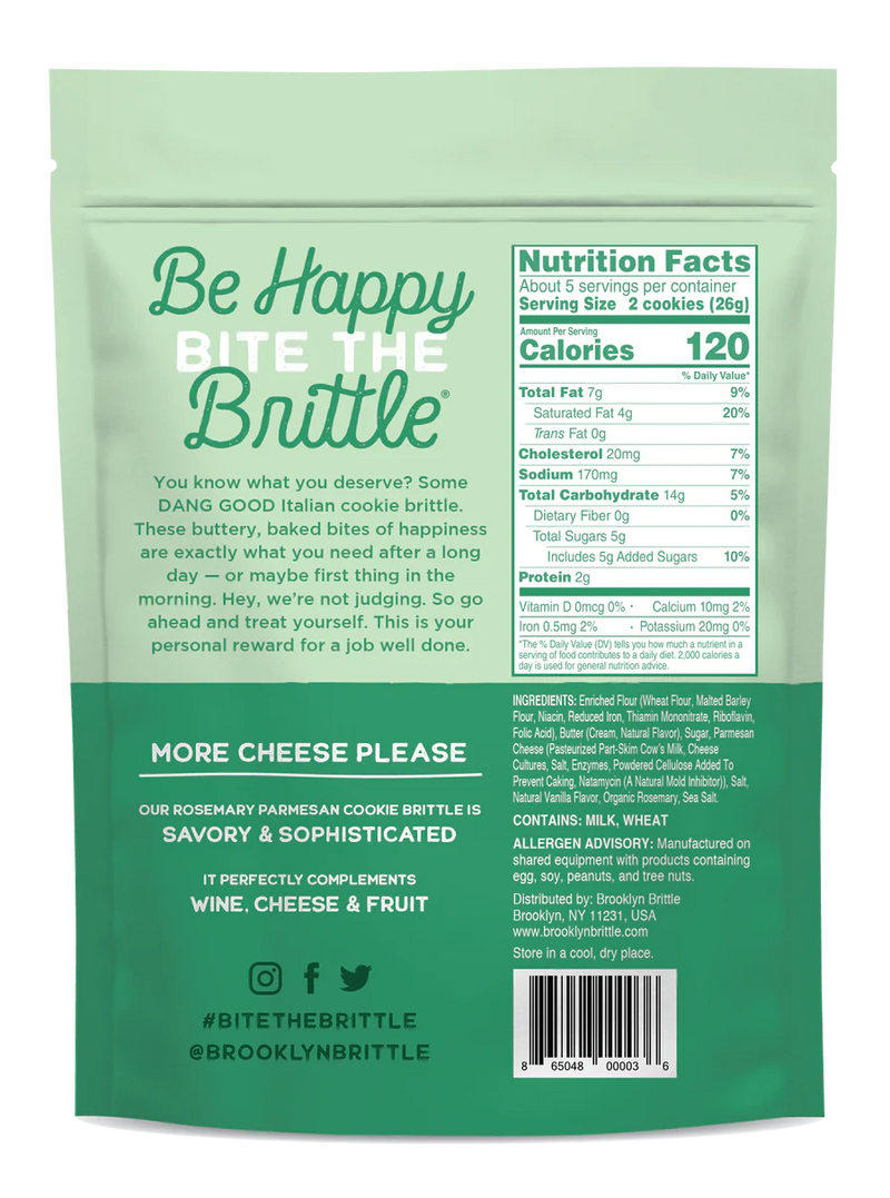 Rosemary Parmesan Cookie Brittle