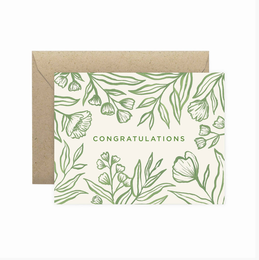 Congratulations Botanical Card