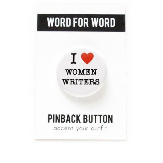 WOMEN WRITERS pinback buttons