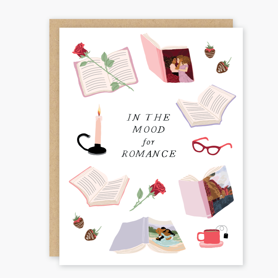 Romance Books Love Card