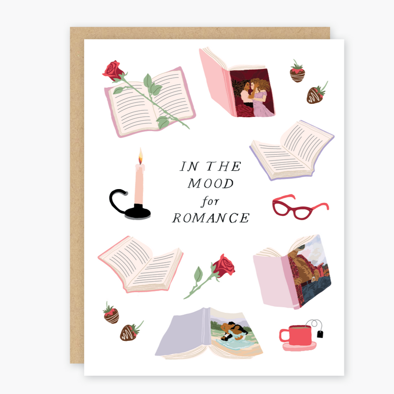 Romance Books Love Card