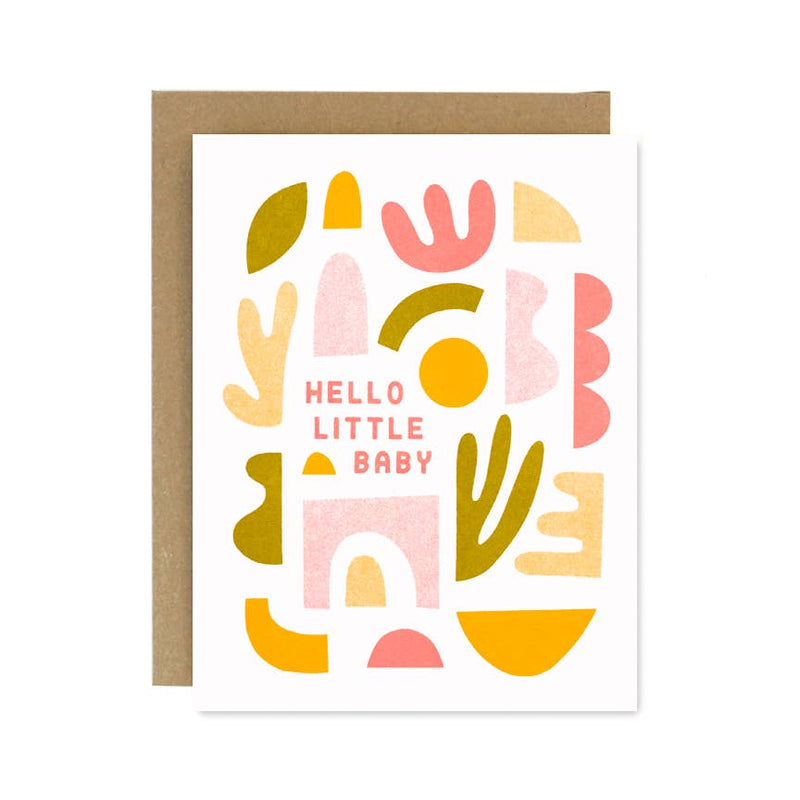 Hello Little Baby Card