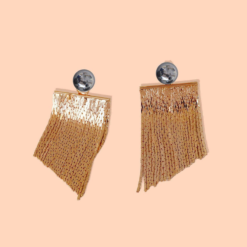 Rubell Layered Earrings with Hematite