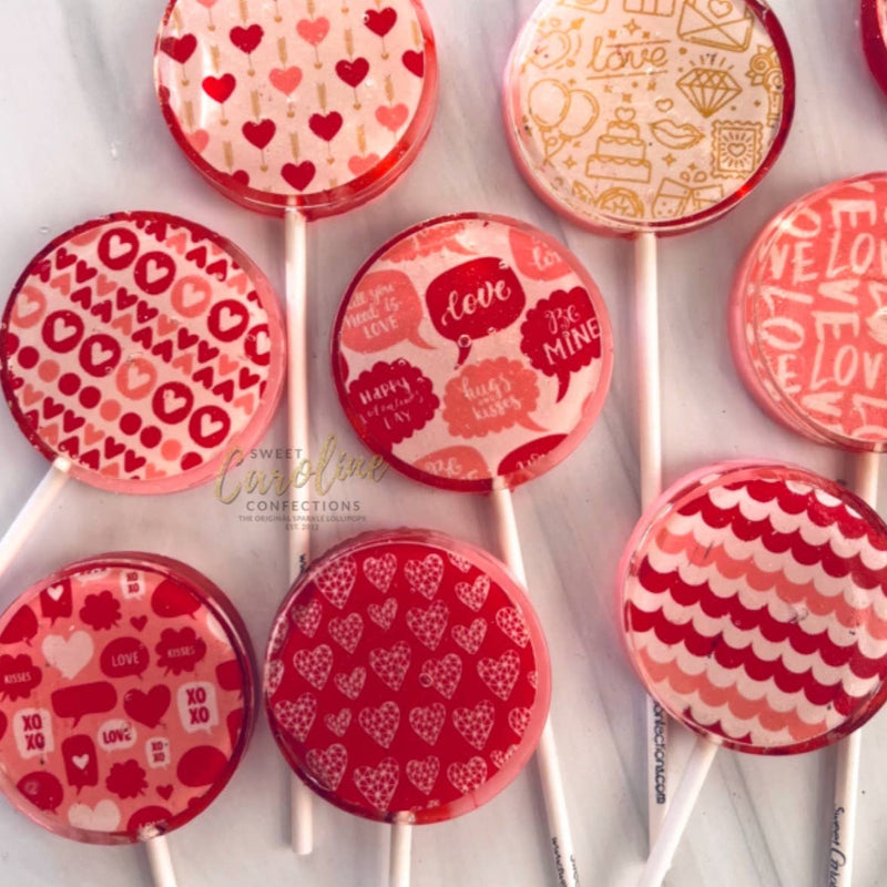 Valentine's Day Print Lollipop
