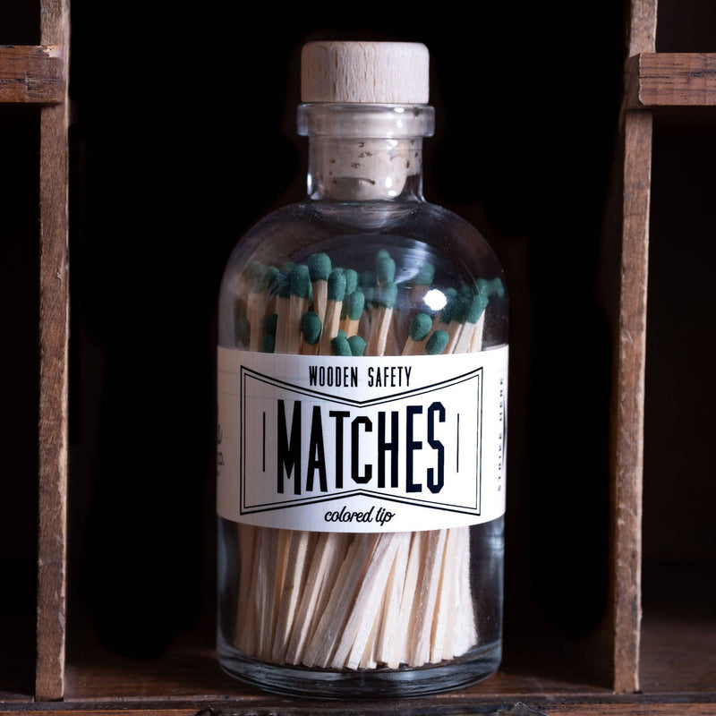 Green Vintage Apothecary Matches