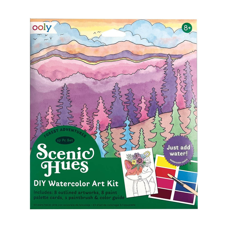 Scenic Hues DIY Watercolor Kit | Forest Adventure