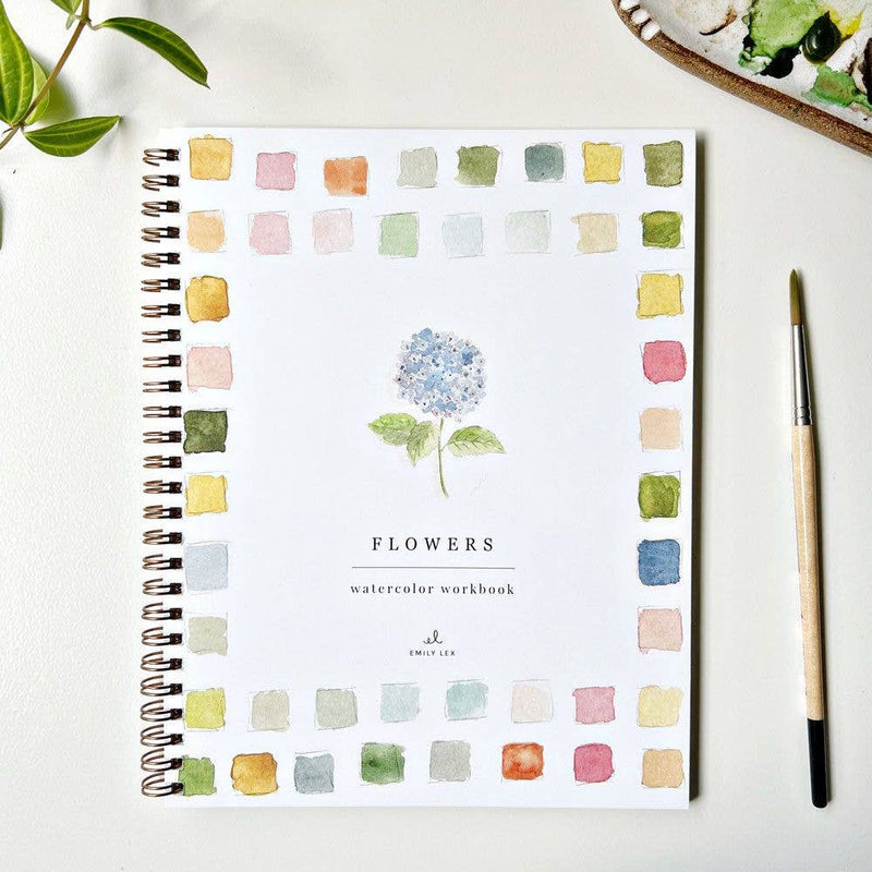 Bouquets Watercolor Workbook – Hearth & Hammer
