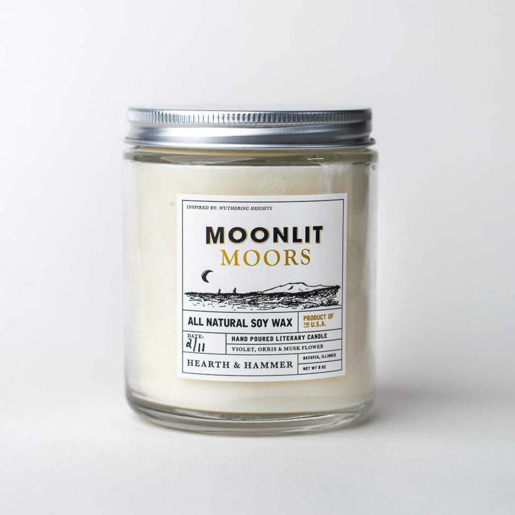 Moonlit Moors Literary Soy Candle